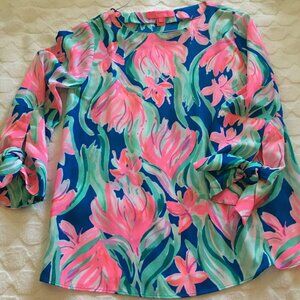 Lilly Pulitzer pullover blouse, size XXS NWOT